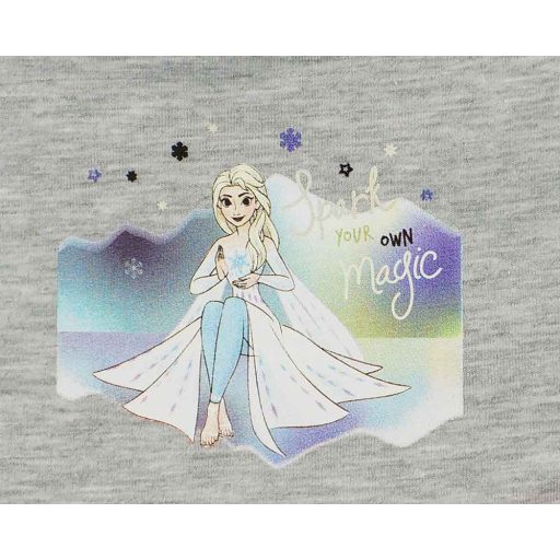 Vékony pamut kislány baba sapka Jégvarázs mintával