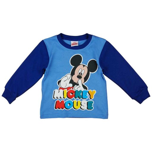 Kisfiú pamut pizsama Mickey egér mintával