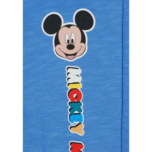 Vékony pamut kisfiú szabadidő nadrág Mickey egér mintával