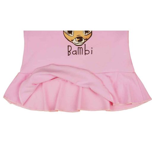 Hosszú ujjú tunika Bambi mintával