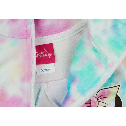 Batikolt szivárvány mintás kislány kardigán Minnie egér mintával
