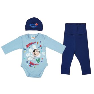 3 részes baba kisfiú szett Mickey egér mintával 3 részes baba kisfiú szett Mickey egér mintával