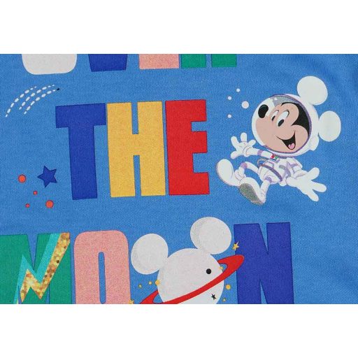 Ujjatlan pamut baba rugdalózó űrhajós Mickey egér mintával
