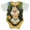 Rövid ujjú baba body Chip és Dale mintával