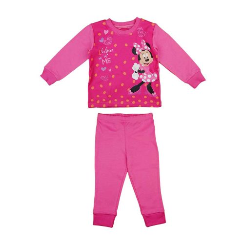 Két részes kislány pizsama Minnie egér mintával