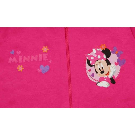 Overálos kislány pizsama Minnie egér mintával