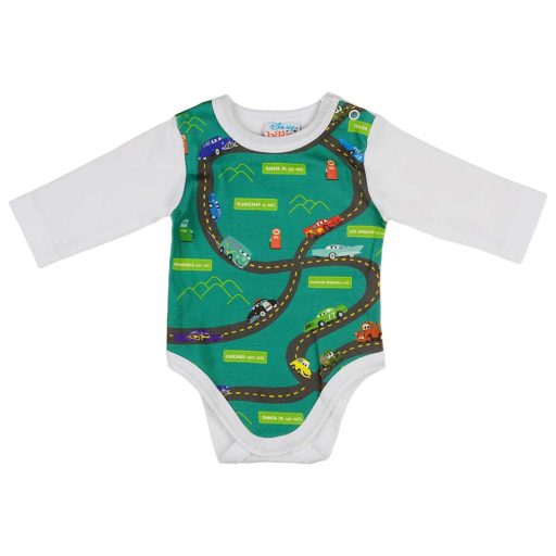 3 részes baba szett Verdák mintával