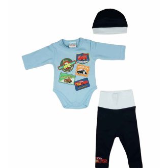 3 részes baba szett Verdák mintával 3 részes baba szett Verdák mintával