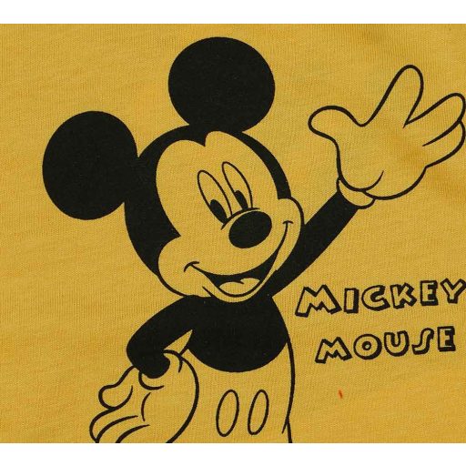 Rövid ujjú baba body Mickey egér mintával