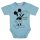Rövid ujjú baba body Mickey egér mintával