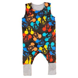 Ujjatlan rugdalózó Mickey egér mintával. 2:1 méret Ujjatlan rugdalózó Mickey egér mintával. 2:1 méret