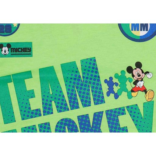 Pamut kisfiú nyári trikó Mickey egér mintával
