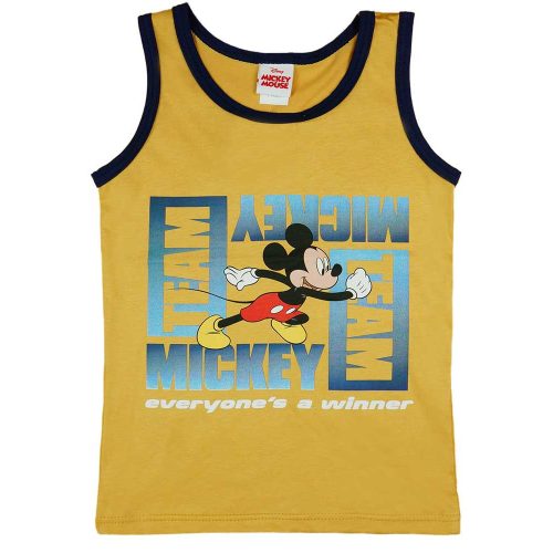 Pamut kisfiú nyári trikó Mickey egér mintával