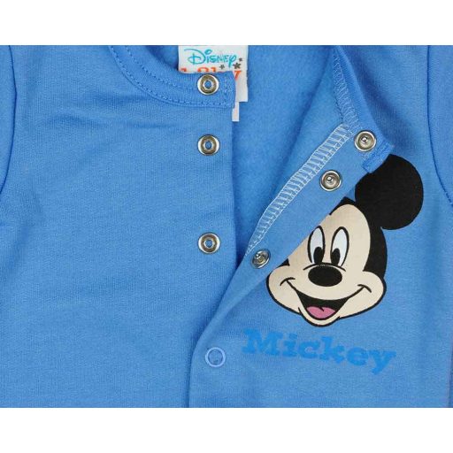 Belül bolyhos elöl patentos baba kardigán Mickey egér mintával