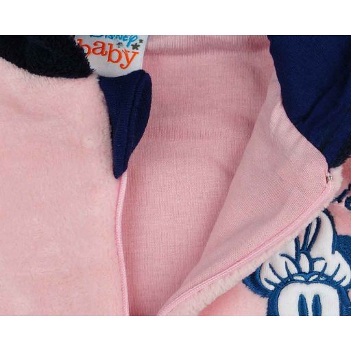 Kapucnis wellsoft bélelt baba overál Minnie egér mintával
