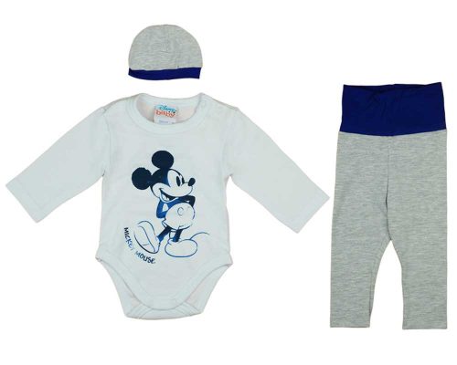 3 részes kisfiú baba szett Mickey egér mintával