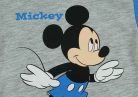 Rövid ujjú baba body Mickey egér mintával szürke
