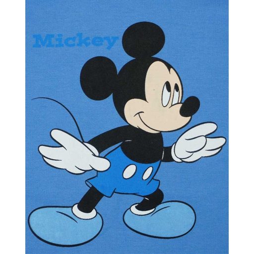 Belül bolyhos ujjatlan rugdalózó Mickey egér mintával