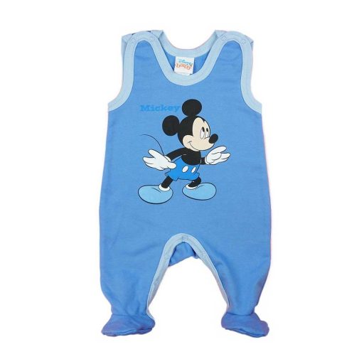 Belül bolyhos ujjatlan rugdalózó Mickey egér mintával