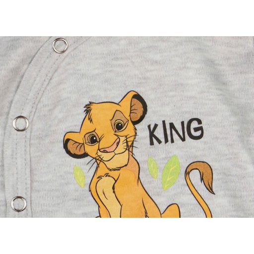 Hosszú ujjú baba body Oroszlánkirály mintával