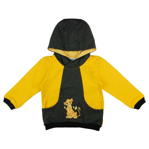 2 részes kapucnis baba szabadidő szett Oroszlánkirály mintával