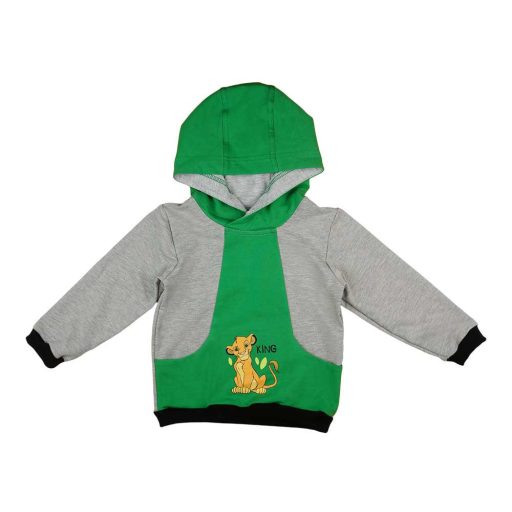 2 részes kapucnis baba szabadidő szett Oroszlánkirály mintával