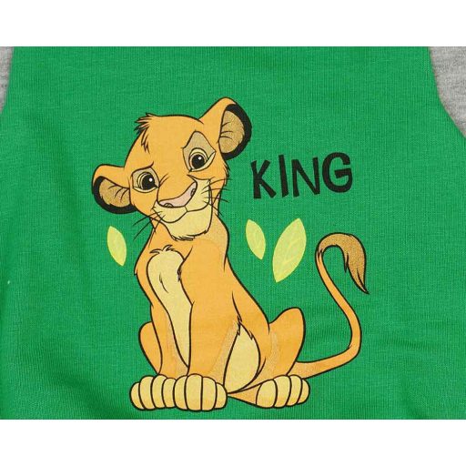 2 részes kapucnis baba szabadidő szett Oroszlánkirály mintával