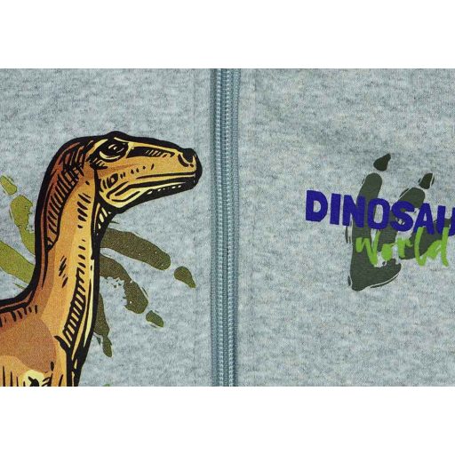 Belül bolyhos fiú szabadidő szett dinós mintával
