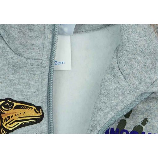 Belül bolyhos fiú szabadidő szett dinós mintával