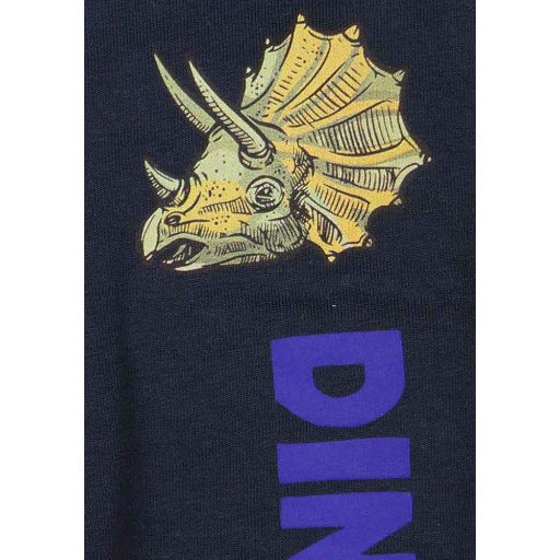Pamut fiú szabadidő nadrág dinós mintával