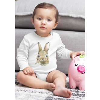 Hosszú ujjú baba body állatos mintával Hosszú ujjú baba body állatos mintával