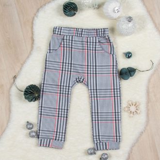 Kockás kisfiú baba nadrág Kockás kisfiú baba nadrág