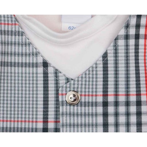 Mellényes hosszú ujjú baba body