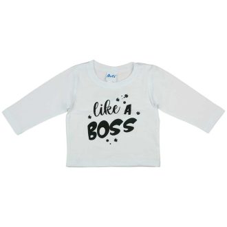 Feliratos hosszú ujjú fiú póló Feliratos hosszú ujjú fiú póló