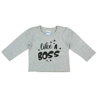 Feliratos hosszú ujjú fiú póló Feliratos hosszú ujjú fiú póló