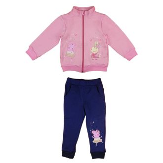 Belül bolyhos kislány szabadidő szett Peppa malac mintával   Belül bolyhos kislány szabadidő szett Peppa malac mintával