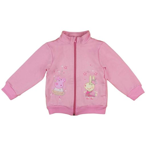 Belül bolyhos kislány szabadidő szett Peppa malac mintával