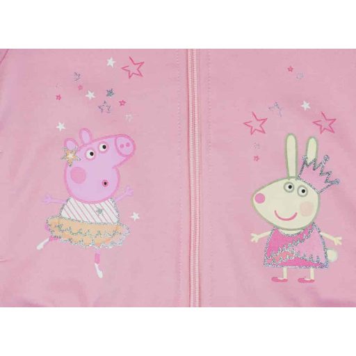 Belül bolyhos kislány szabadidő szett Peppa malac mintával