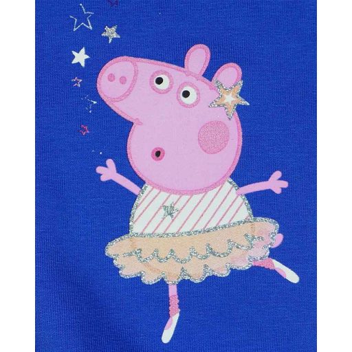 Belül bolyhos kislány szabadidő szett Peppa malac mintával
