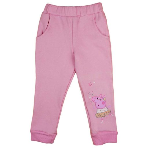 Belül bolyhos kislány szabadidő szett Peppa malac mintával