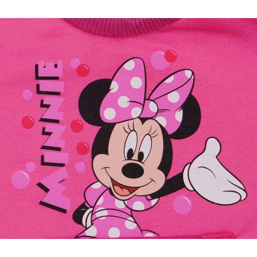 Hosszú ujjú rugdalózó Minnie egér mintával