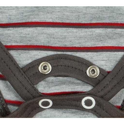 Rövid ujjú dupla patentos baba body