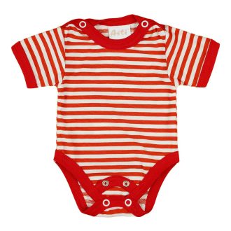 Rövid ujjú dupla patentos baba body