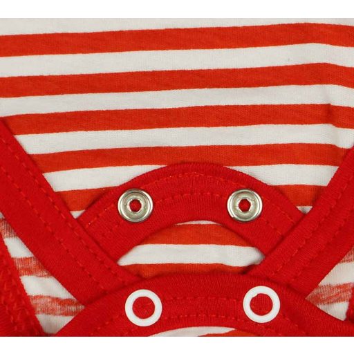 Rövid ujjú dupla patentos baba body