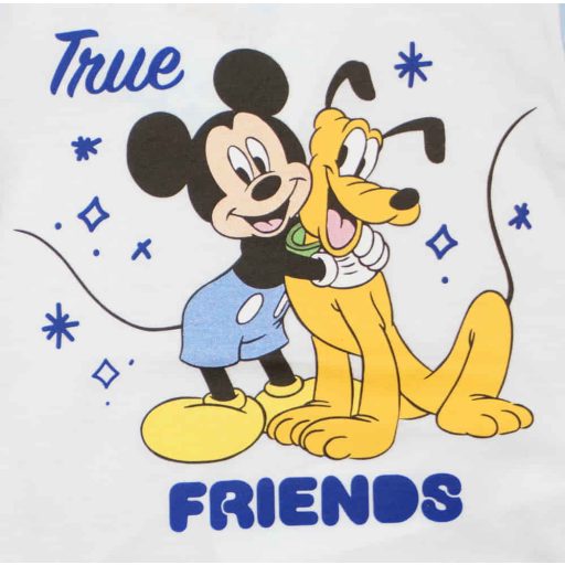 Rövid ujjú baba body Mickey egér mintával