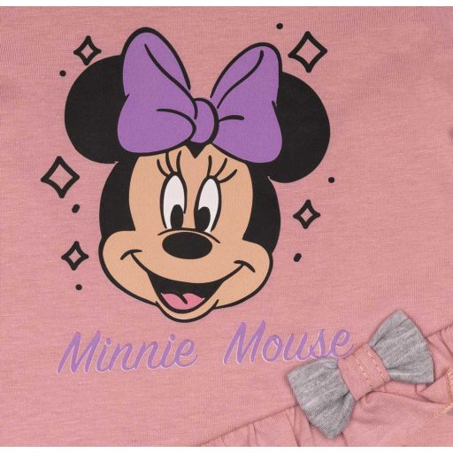 Rövid ujjú baba napozó Minnie egér mintával