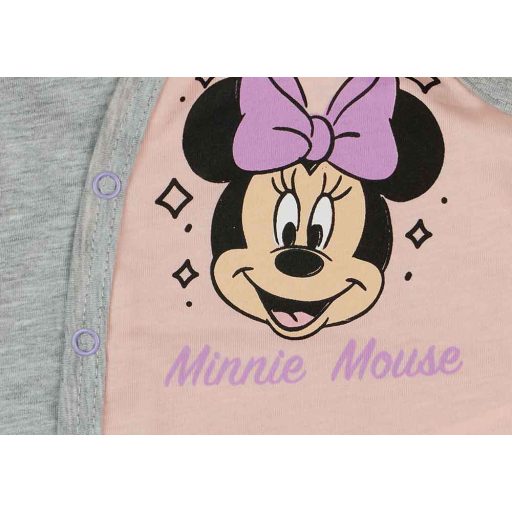 Ujjatlan kislány rugdalózó Minnie egér mintával