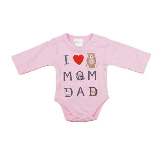 Feliratos hosszú ujjú baba body Feliratos hosszú ujjú baba body