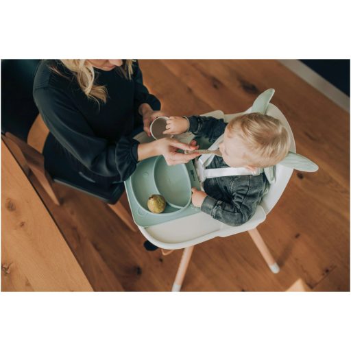 FreeON szilikon tányér Mackó - Rózsaszín