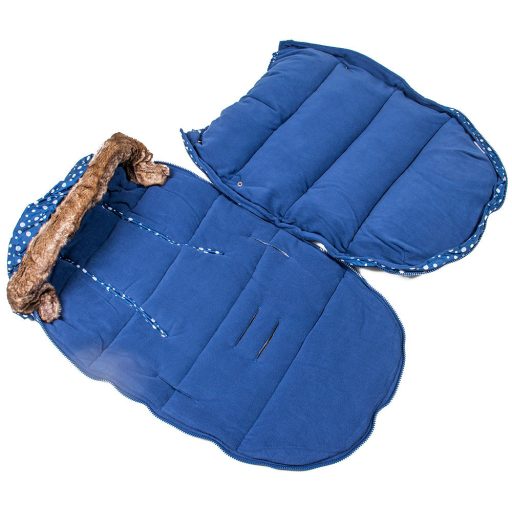 FreeON univerzális babakocsi bundazsák, lábzsák 100x55 cm-es víztaszító - Kék